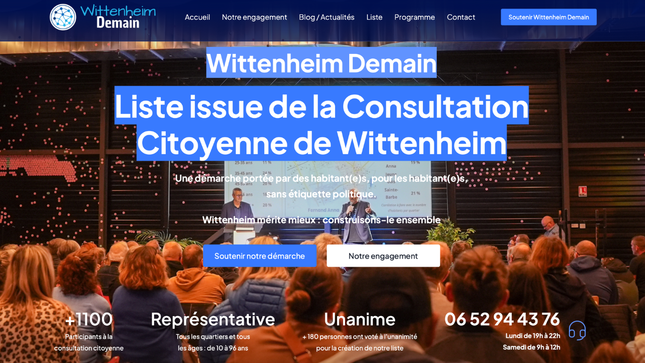 Naissance de la liste Wittenheim Demain